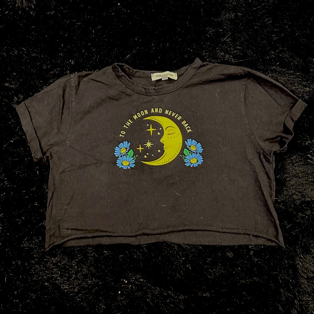 Y2K ‘To the moon and never back’ Graphic T-Shirt Size Large (L)
